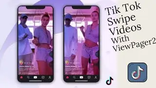 Swipeable Videos Like TikTok & Social Apps | ViewPager2 | Android Studio