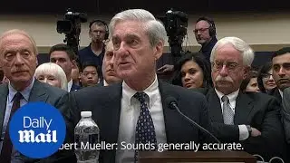 Mueller says Trump can be charged when term ends