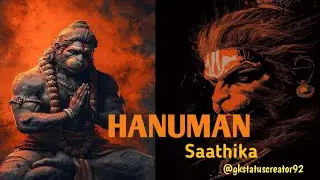 Hanuman Saathika (Modern Beats) Goswami Tulsidas's Powerful 60-Verse @gkstatuscreator92 #hanuman 