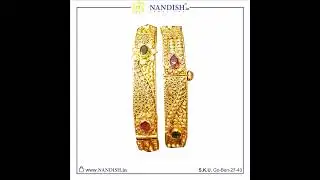 Gold Kada Designs For Ladies With Price | Gold Kada Bangles Designs For Women | Nandish Jewellers #7