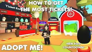 HOW to get the MOST Tickets from the pet releaser & EGG COUNTDOWN in Adopt me!