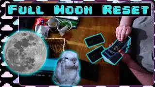 Cozy and Realistic Full Moon Reset (Depressed and ADHD Witch DITL)