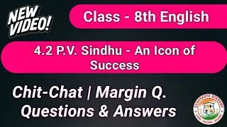 4.2 P. V. Sindhu An Icon of  Success chit chat | 4.2 p.v sindhu and icon of success margin question