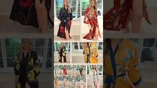 Personalized Floral Print Robes