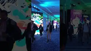 V Shaped LED Hallway #eventprofs #liveevents