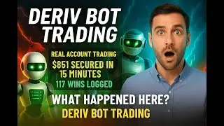 LIVE Deriv Bot Challenge: $851 Secured in 15 Minutes Using Real Account Strategy (Day 5 Breakdown)