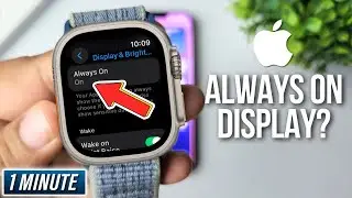 How to Make Apple Watch SE Always on Display