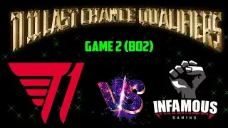 TI 11 LAST CHANCE QUALIFIER - T1 VS INFAMOUS GAMING GAME 2 (bo2)