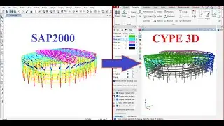 Export SAP2000 model to CYPE 3D Version 2026.a