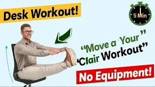 Office Workout Easy Desk Exercises to Stay Fit at Work! ।। No Equipment Office Workout You Can Do