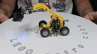 Lego 42197 Telehandler assembly is a little different
