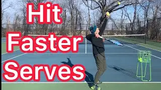 How To Hit Faster Serves (Simple Tennis Tip)