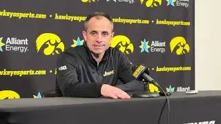 Iowa Basketball: Ben McCollum Following The Hawkeyes' 68-62 Win Over Rutgers