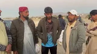 Pakistan’s renowned tape-ball all-rounder Jhaman Shah advises the local cricketers of Nal, Khuzdar.”