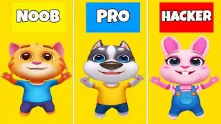 RUNNING PET: DEC ROOMS - NOOB vs PRO vs HACKER