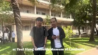 PUC field studying at Toul Sleng Genocide Museum.