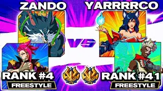 2XKO ▰ Zando (#4) 🥊🐺 Vi/Warwick vs yarrrrco (#41) ⏳🦊 Ekko/Ahri ▰ Pro Level Replays