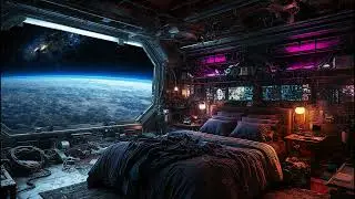 Sleep Spaceship White Noise | Deep Relaxation, Focus & Futuristic Soundscape