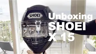 Unboxing Shoei X 15 in Matte Black