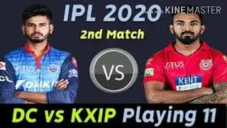 DC Vs Kxip ( ipl 2020) best playing 11
