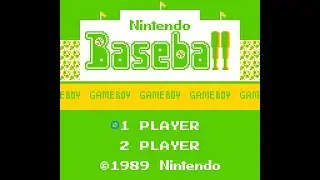 Baseball 1989 Game Boy Color Gameplay - A Port of the Classic NES Baseball Game