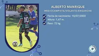 Alberto Manrique - Volante/Enganche | 2025