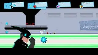 Speedrunners gameplay / Running on xbox one x