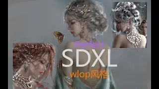 The best  SDXL wlop style models，comfyUI+krita