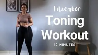 12 MINUTES TONE YOUR FULLBODY (dumbbells + modifications) | Fit&rsquo;zember 