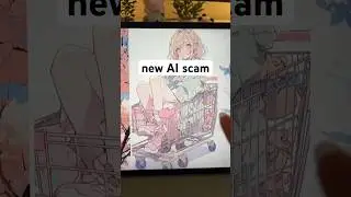 new AI art scam #art #drawing #digitalart #artist #artprocess