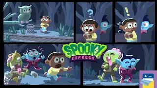 Spooky Express: World 3, прохождение Fearsome Forest и игровой процесс для iOS/Android (от Drakne...