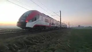 EN76 042 KW 70231 relacji Kalisz  Krotoszyn od Ostrowa Wielkopolskiego w kierunku Krotoszyna
