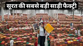 1000 वाली साड़ी फैक्ट्री से, साड़ी 80 से/Silk saree collection,Surat saree wholesale market #saree