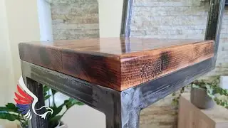 Modern bar stool - industrial style design chair diy