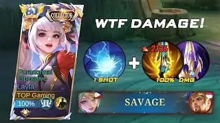 SAVAGE!! BUILD TOP GLOBAL LAYLA 2025 IS HERE! - MUST TRY! | MLBB