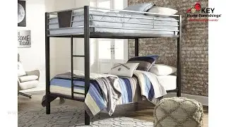 Ashley Dinsmore Twin Bunk Bed With Mattress And Pillow (APG-B106-BM1) | KEY Home
