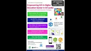 Empowering GIS in the Higher Education sector in Sri Lanka