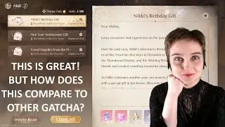 How do other gatcha anniversaries compare to Infinity Nikki's first birthday?