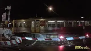 Inconsiderate pedestrian at Banyo Railway Level Crossing Near Miss Dashcam footage