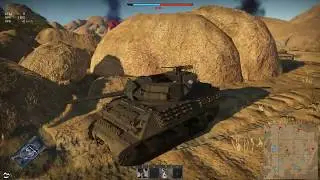 War Thunder M10 GMC and M4A1 on Sinai - American Tanks - Realistic Battles | 05war