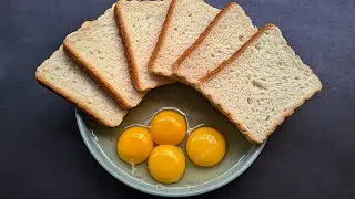 Просто добавьте яйца с бананами и хлебом &mdash; это так вкусно! / Простой рецепт завтрака / Недорогие ...