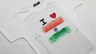 Fabric Painting - Indian Flag  - Independence Day Special - Easy Step by Step Tutorial