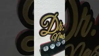 Customized Name Acrylic Table Decor Clock Stylish and Personalized Name Clock
