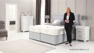 Pocket Dream 1000 - Contract Zip and Link Divan Set - HotelContractBeds