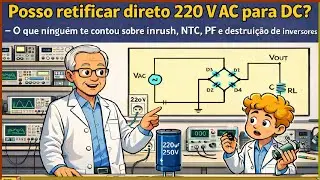 Posso retificar direto 220 V AC para DC?
