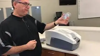 Bone Density Screening using Achilles - How To  Set Up Machine