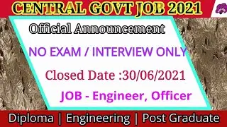 TN CENTRAL GOVERNMENT JOBS 2021 | GIGO TECH 2021