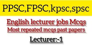 English lecturer most repeated mcqs of poetry portion PPSC,KPSC,FPSC,SPSC