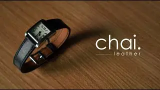 Cartier Tank Francaise watch strap/까르띠에 탱크 프랑세즈 시계줄_making video_leather craft/가죽공예