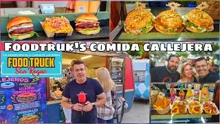 Foodtruk's comida callejera internacional en el 319 aniversario de San Roque